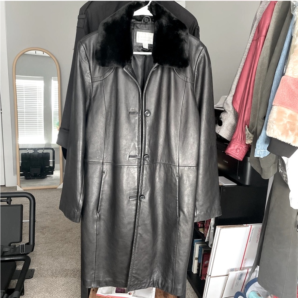AMERICAN VINTAGE - Worthington Leather Trench Coat